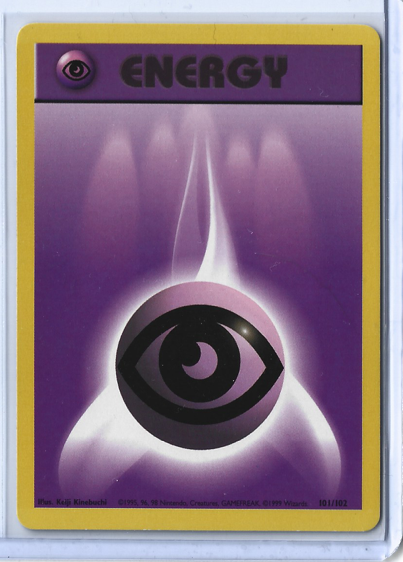 Unlimited Base Set 101-102 Energy - Psychic Energy