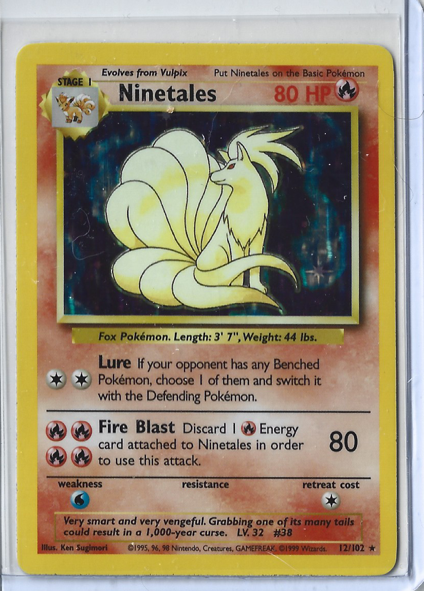 Unlimited Base Set 12-102 Ninetales