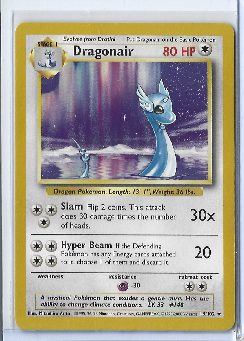Unlimited Base Set 18-102 Dragonair