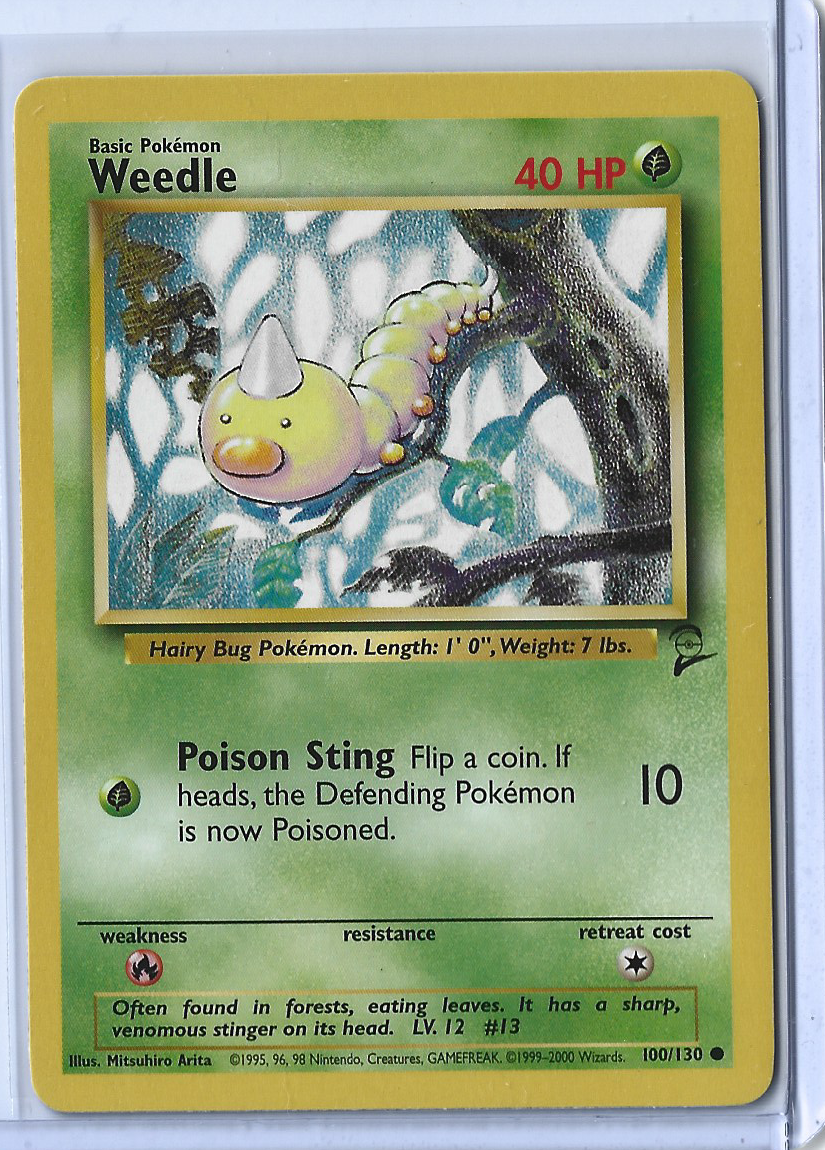 Base Set 2 100-130 Weedle