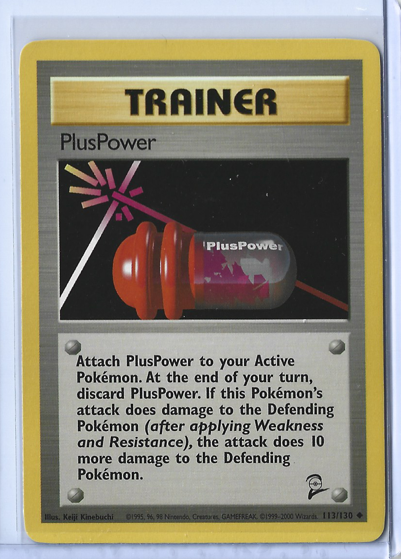 Base Set 2 113-130 Trainer - PlusPower