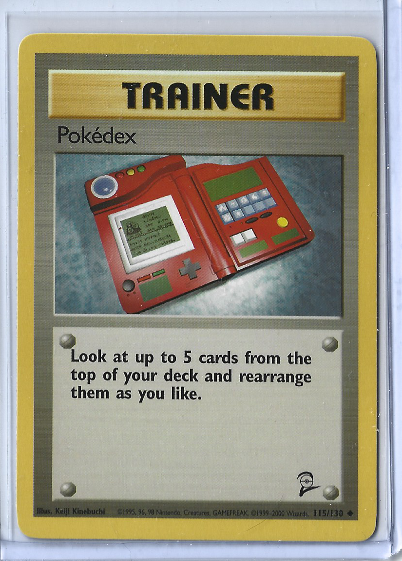 Base Set 2 115-130 Trainer - Pokedex