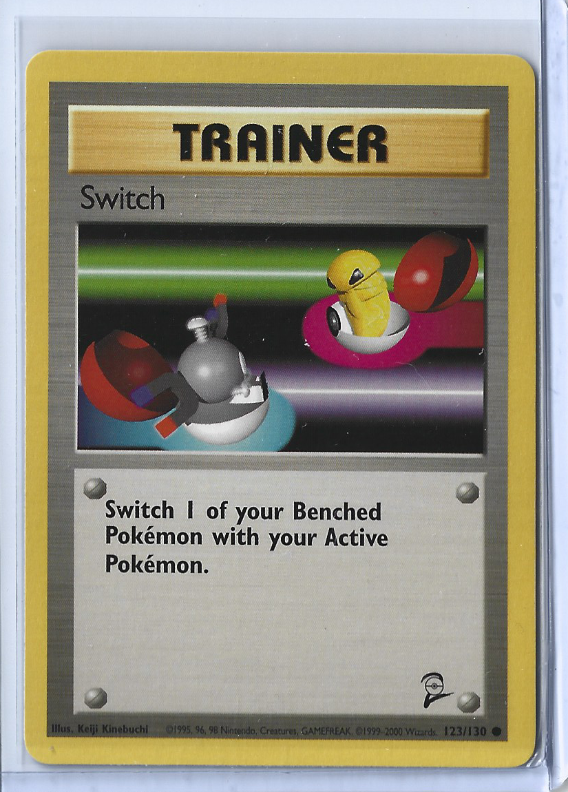 Base Set 2 123-130 Trainer - Switch