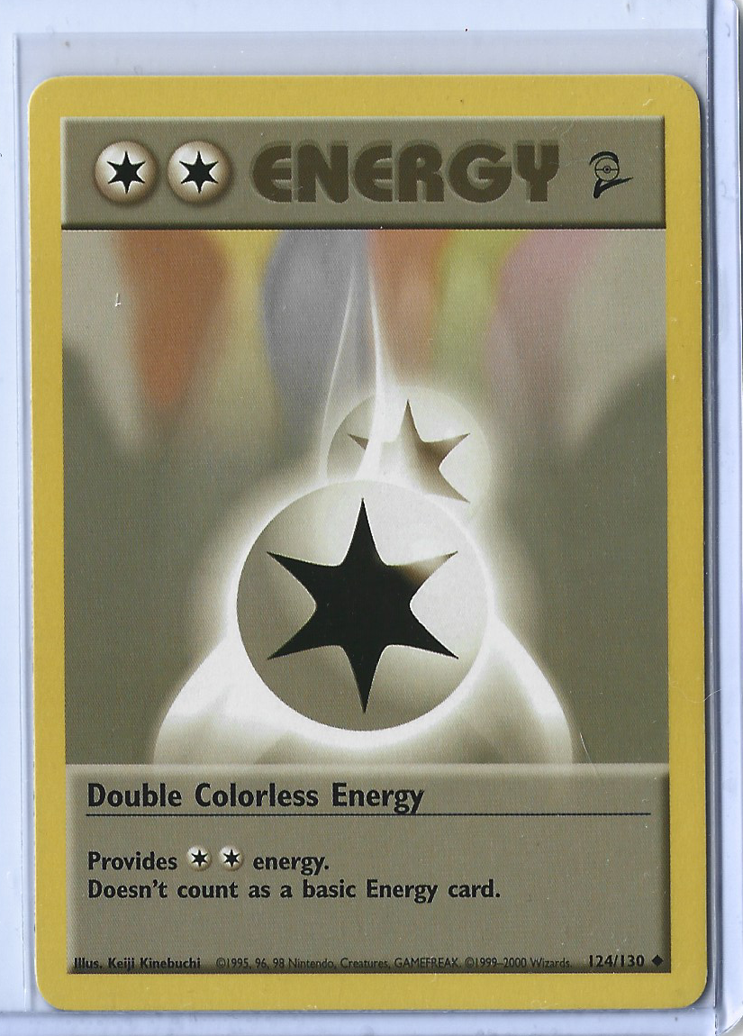Base Set 2 124-130 Energy - Double Colorless Energy