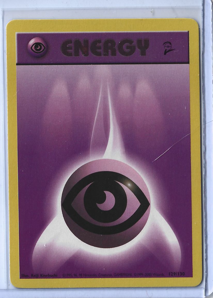 Base Set 2 129-130 Energy - Psychic Energy