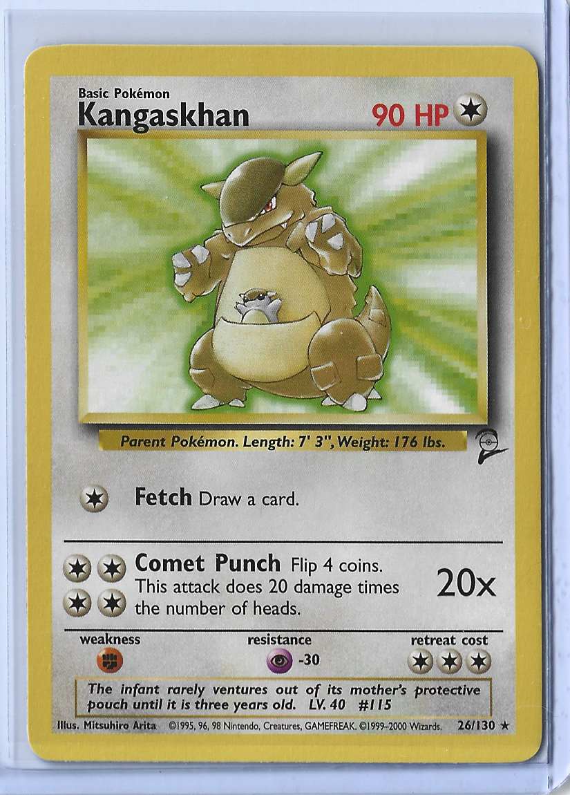 Base Set 2 26-130 Kangaskhan