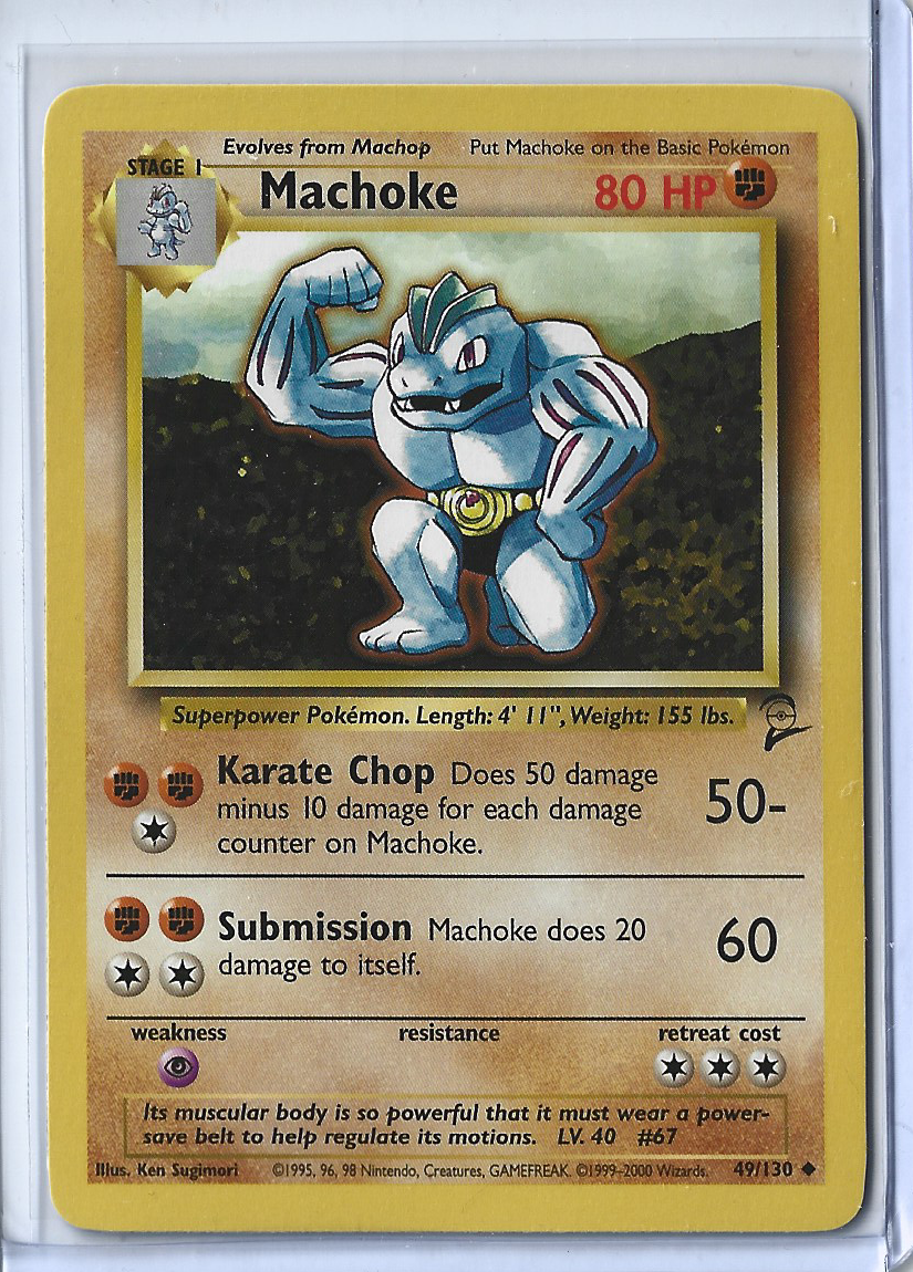 Base Set 2 49-130 Machoke