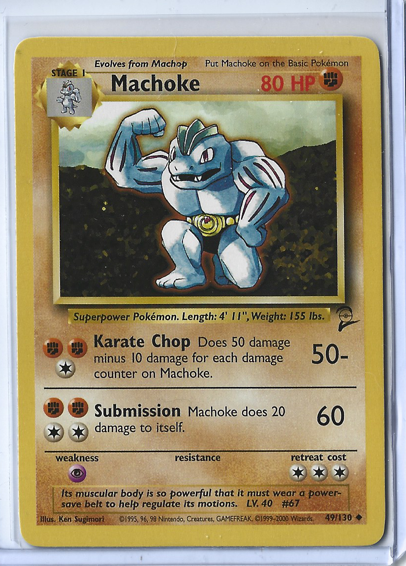 Base Set 2 49-130 Machoke