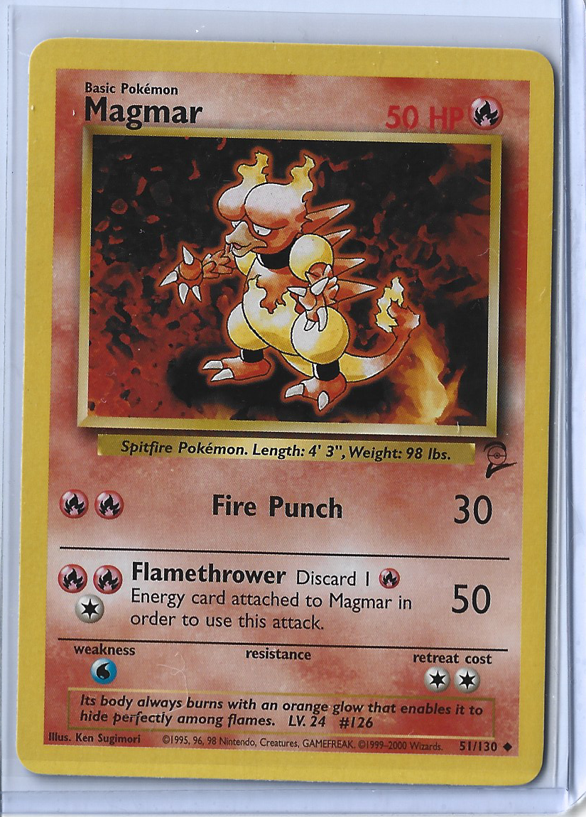 Base Set 2 51-130 Magmar