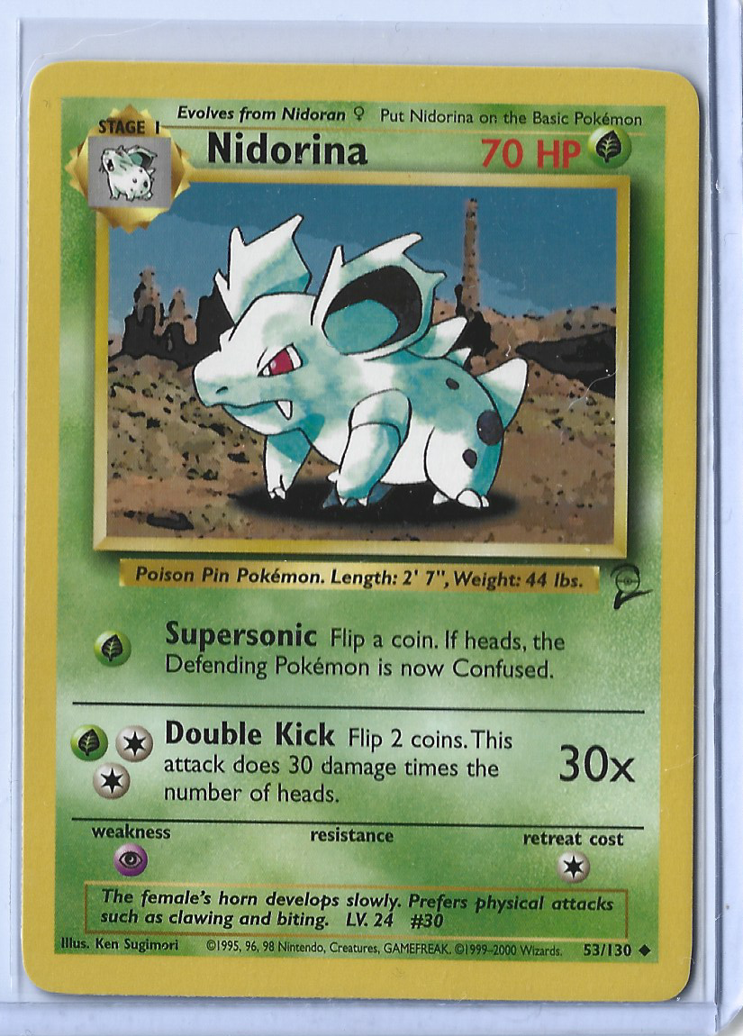 Base Set 2 53-130 Nidorina