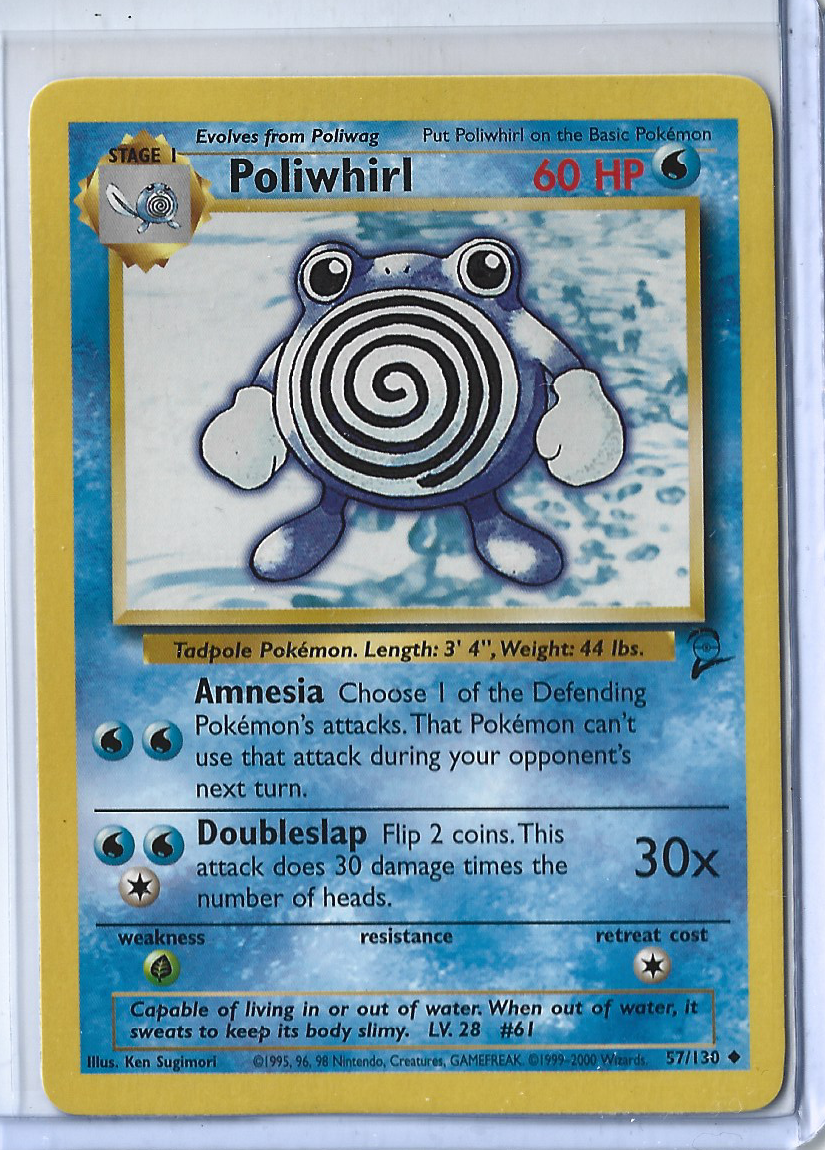 Base Set 2 57-130 Poliwhirl
