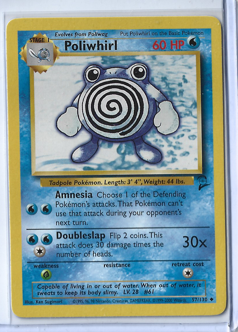 Base Set 2 57-130 Poliwhirl
