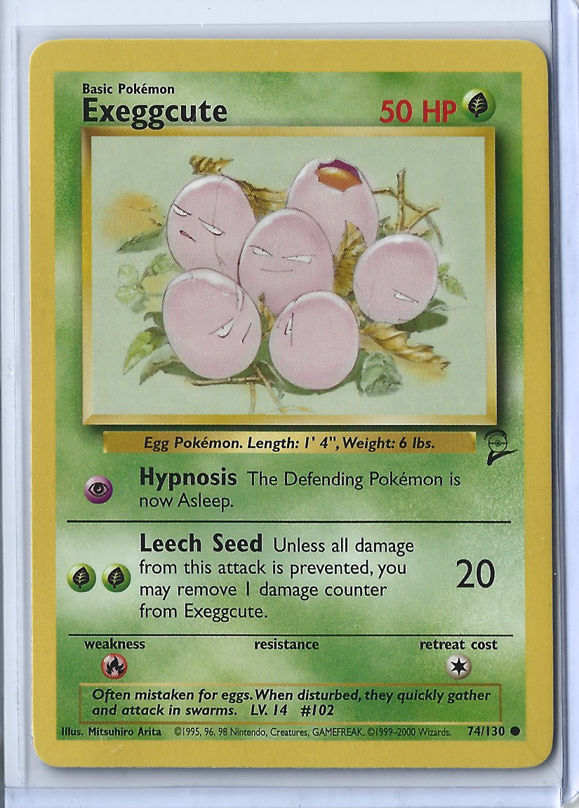 Base Set 2 74-130 Exeggcute