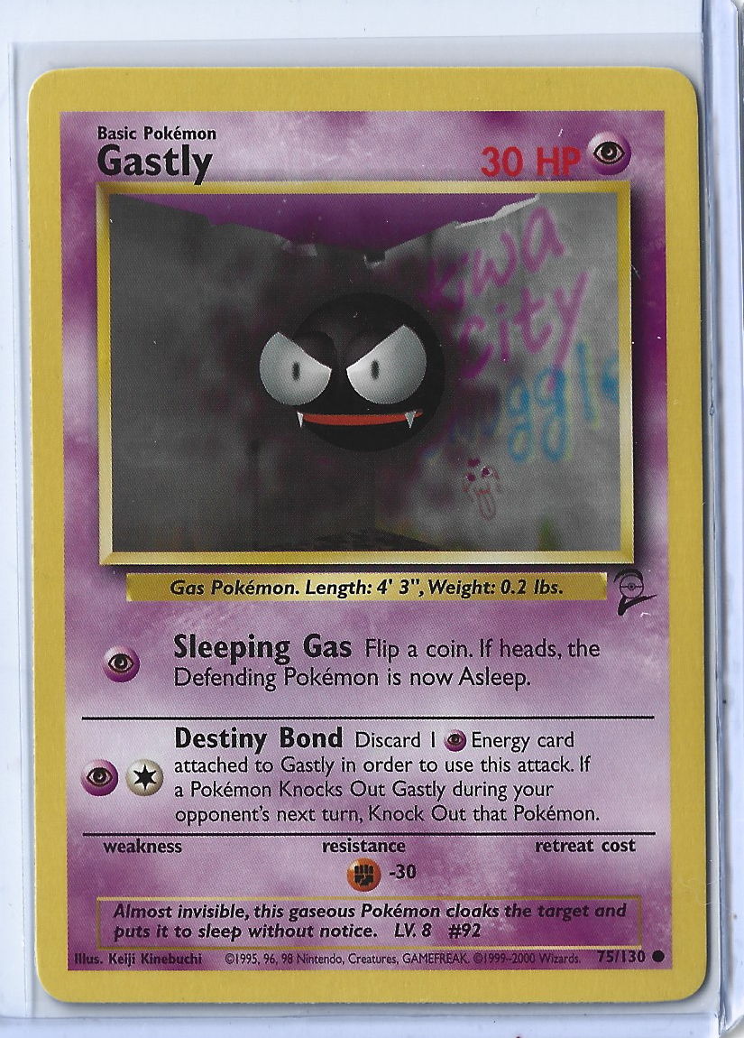 Base Set 2 75-130 Gastly