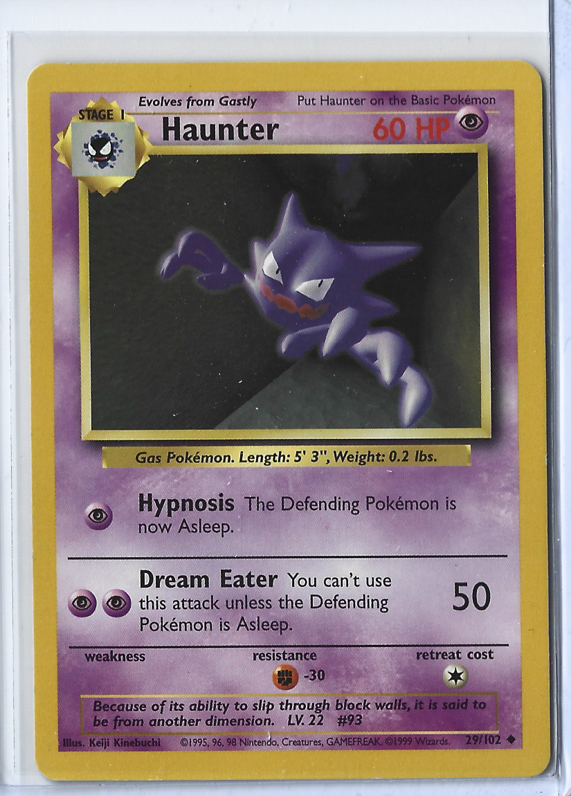 Unlimited Base Set 29-102 Haunter