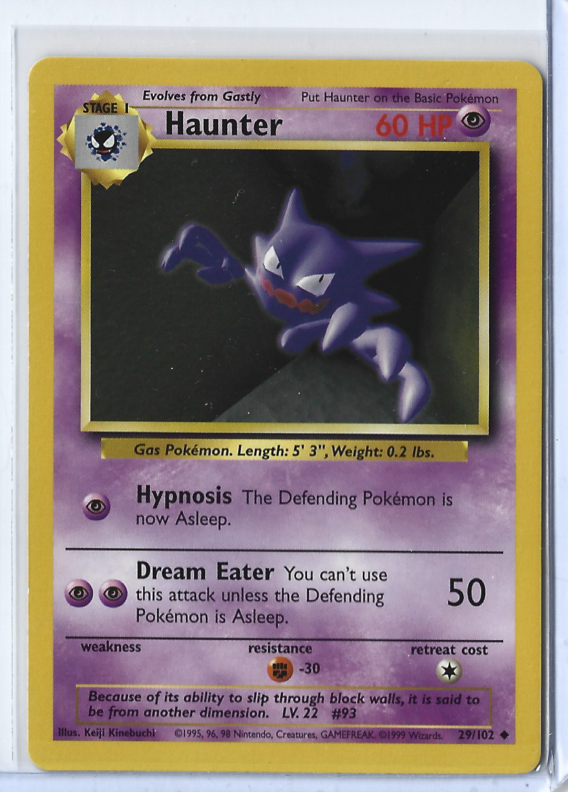 Unlimited Base Set 29-102 Haunter