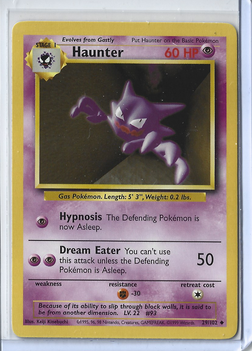 Unlimited Base Set 29-102 Haunter