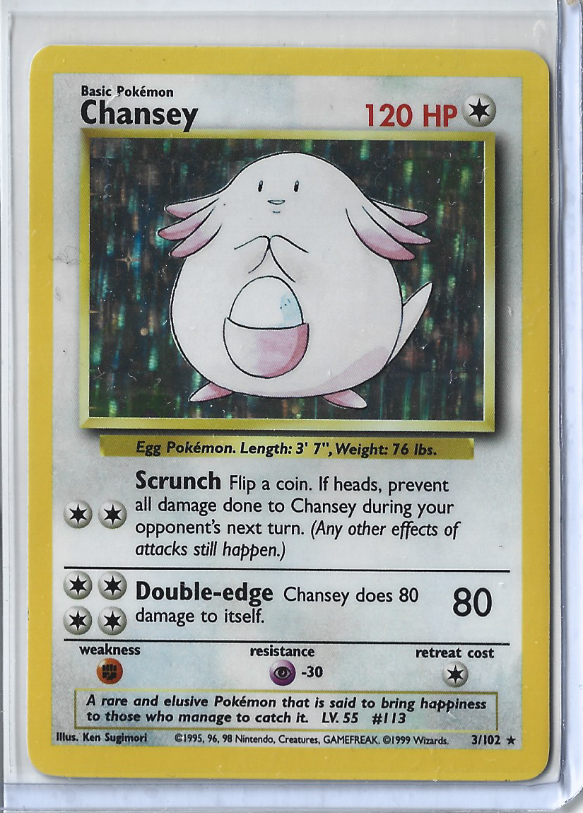 Unlimited Base Set 3-102 Chansey