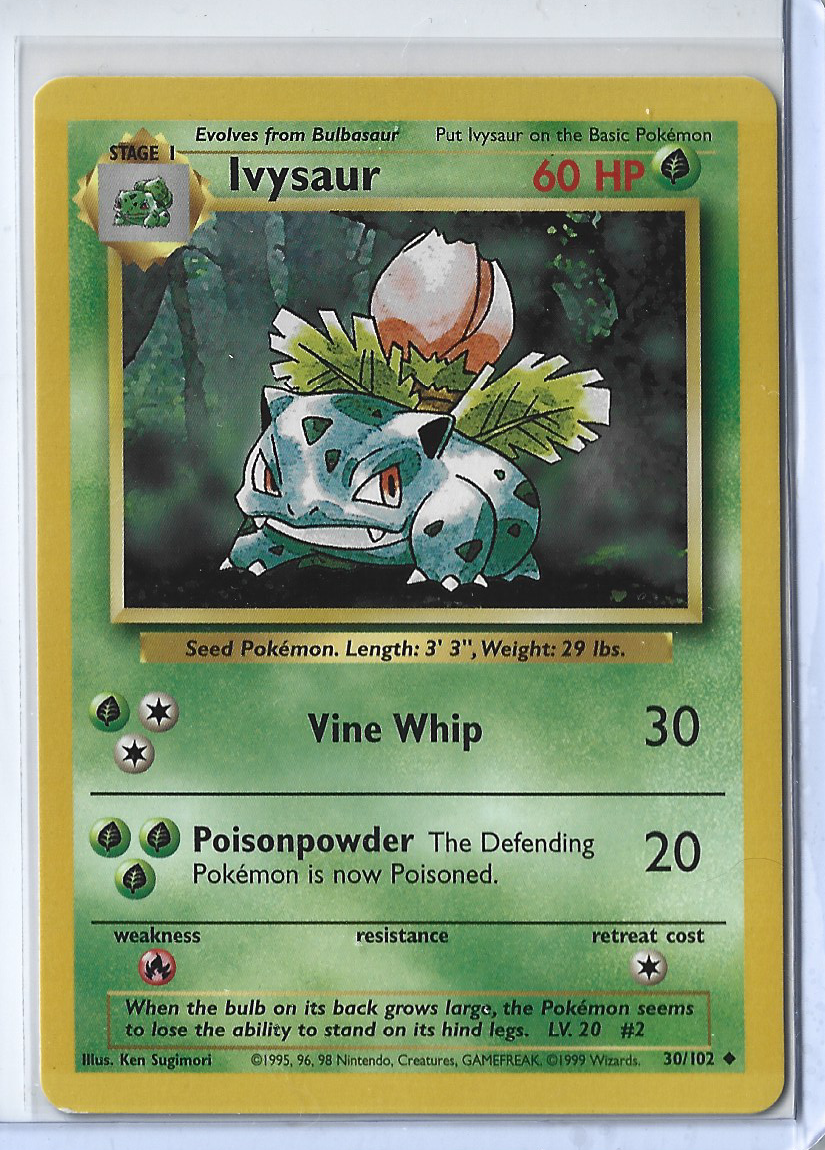 Unlimited Base Set 30-102 Ivysaur