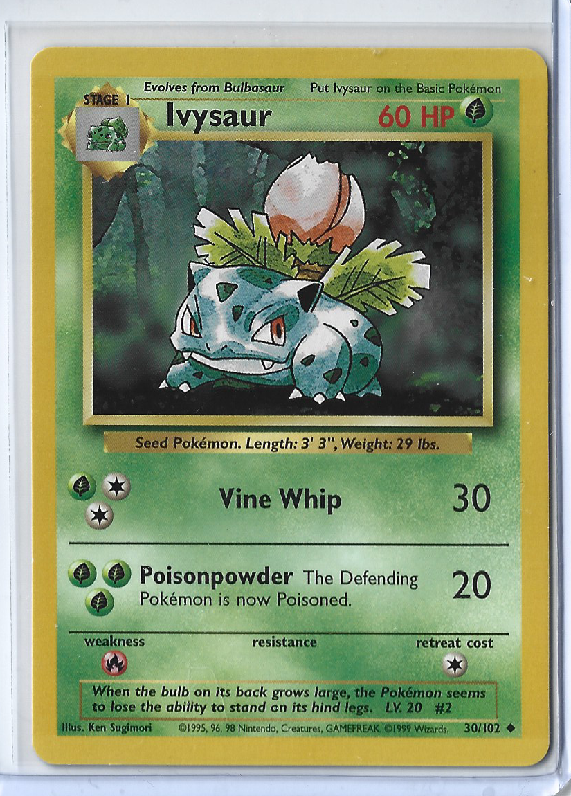 Unlimited Base Set 30-102 Ivysaur