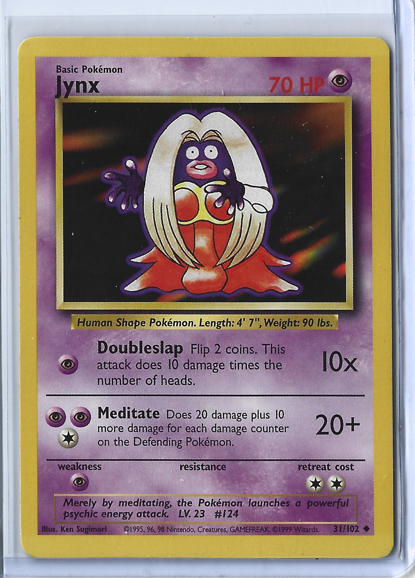 Unlimited Base Set 31-102 Jynx card 1