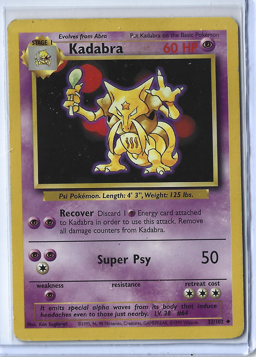 Unlimited Base Set 32-102 Kadabra
