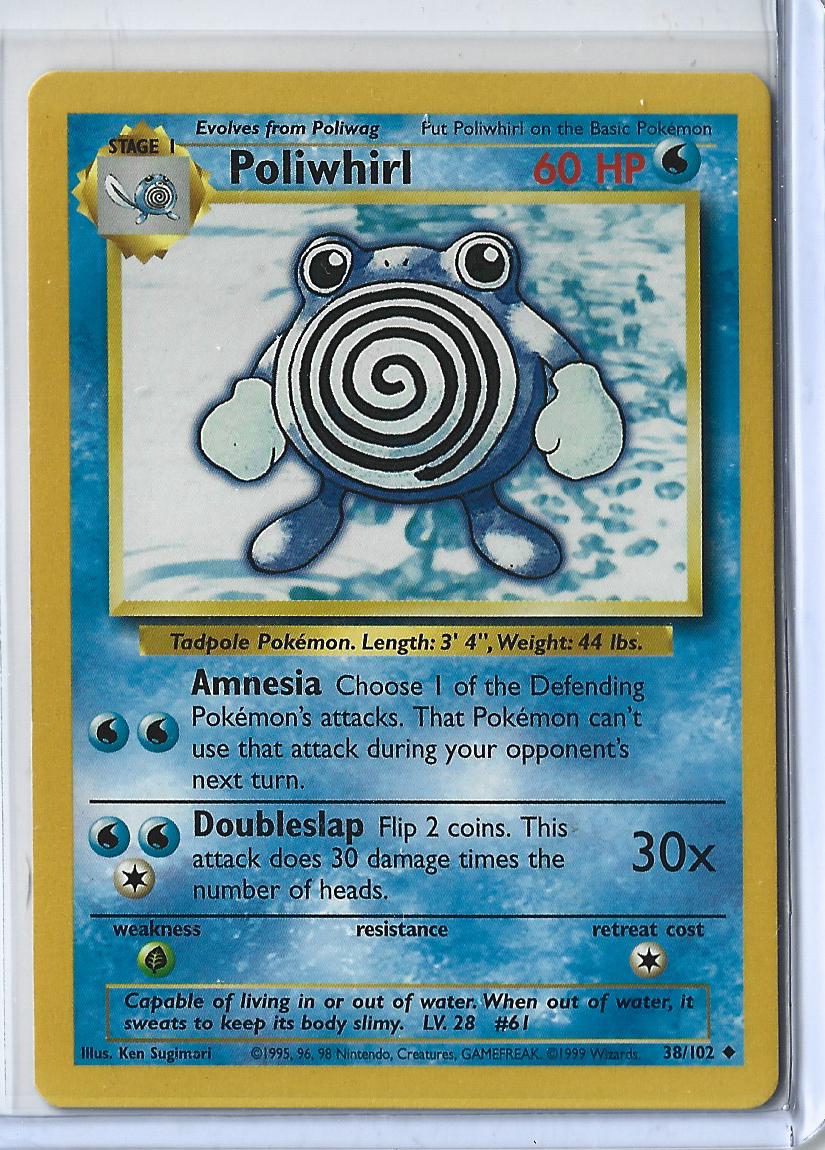 Unlimited Base Set 38-102 Poliwhirl