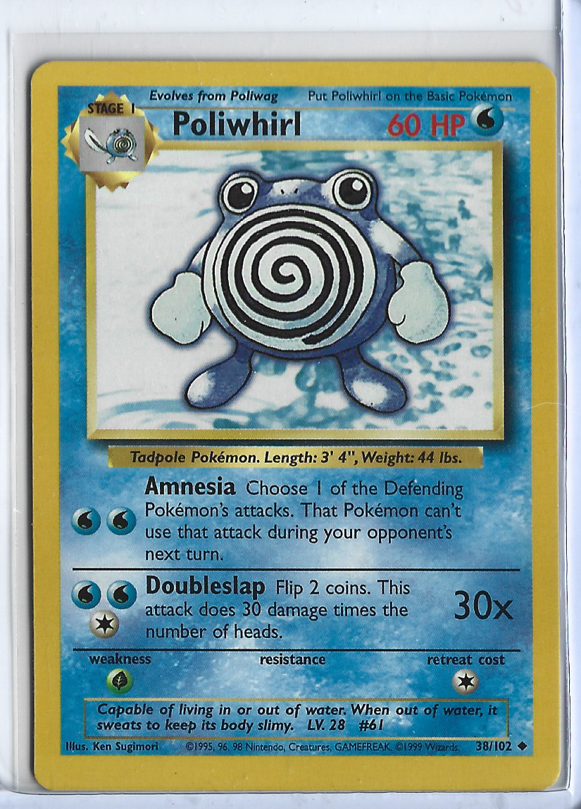 Unlimited Base Set 38-102 Poliwhirl