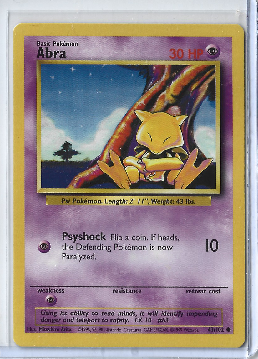 Unlimited Base Set 43-102 Abra