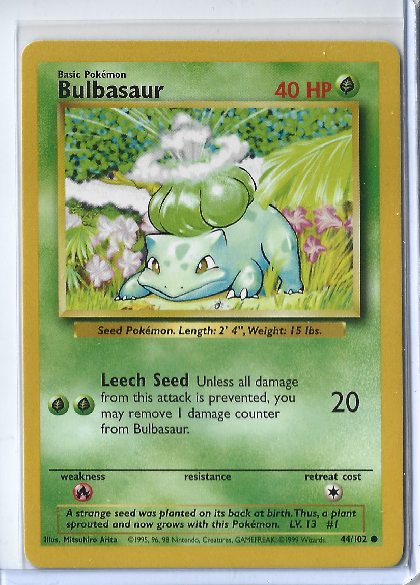 Unlimited Base Set 44-102 Bulbasaur