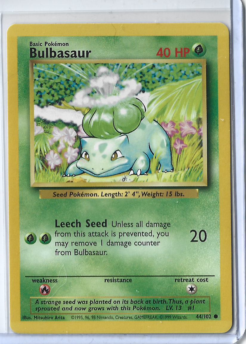 Unlimited Base Set 44-102 Bulbasaur