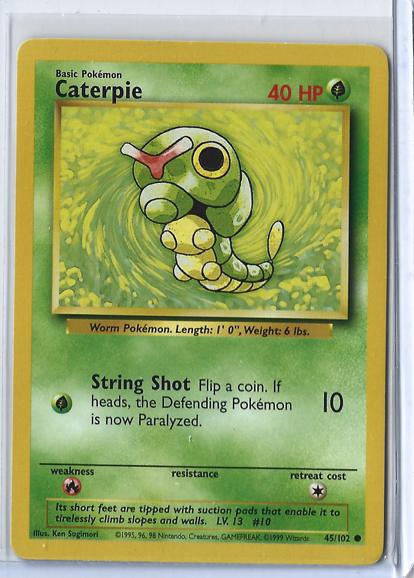 Unlimited Base Set 45-102 Caterpie