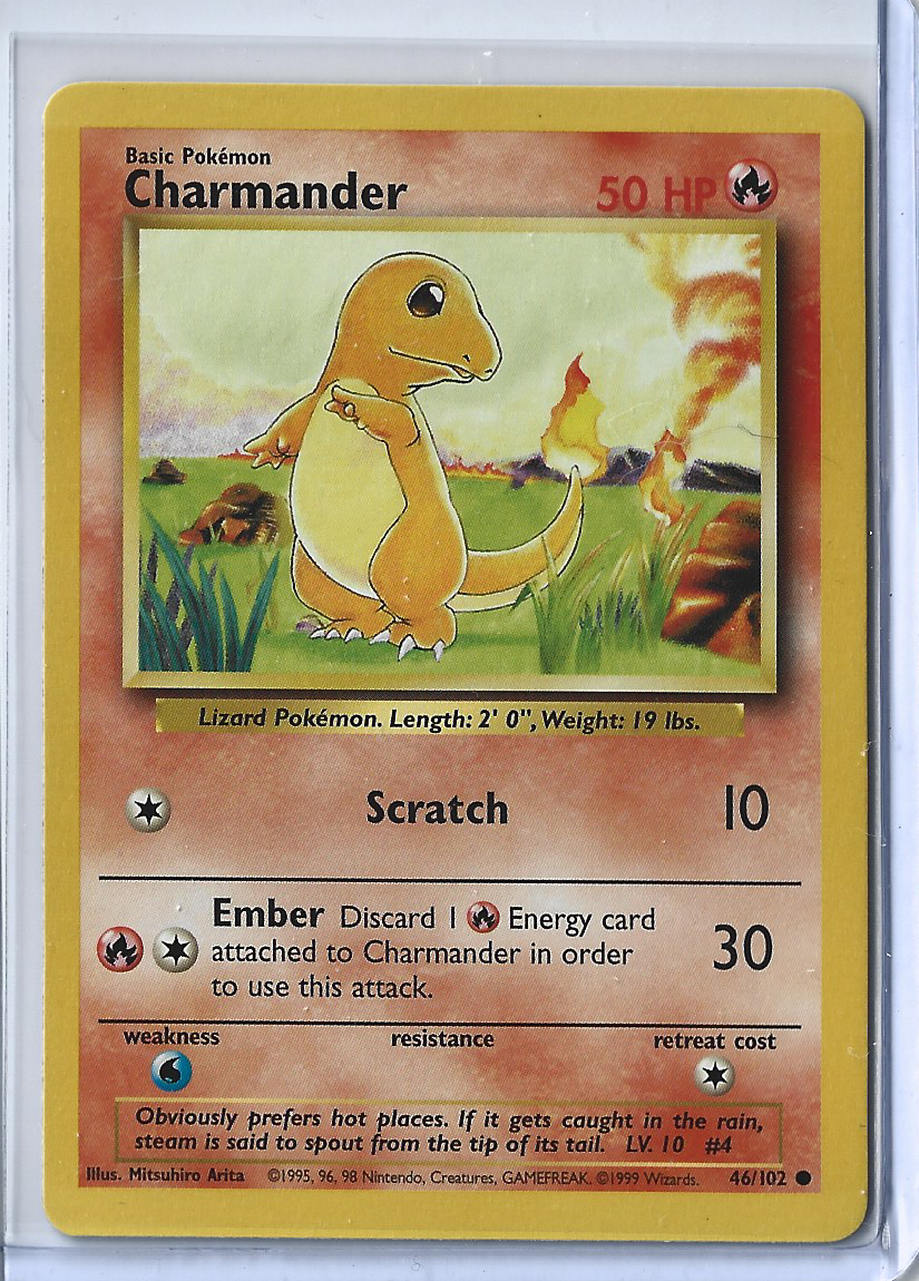 Unlimited Base Set 46-102 Charmander
