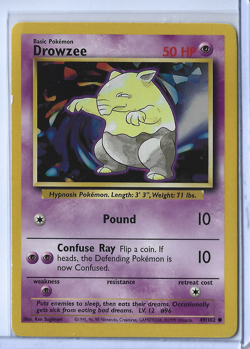 Unlimited Base Set 49-102 Drowzee