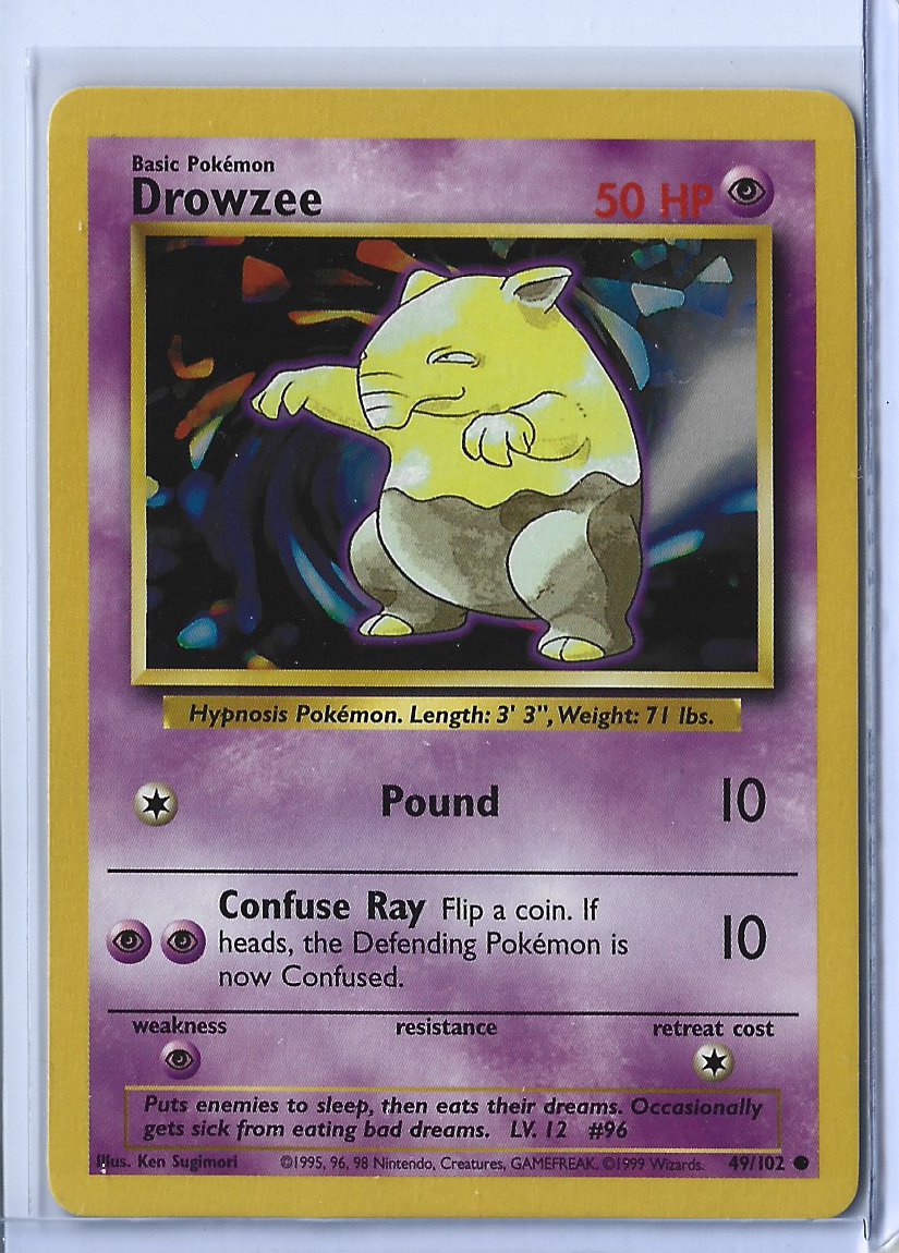 Unlimited Base Set 49-102 Drowzee