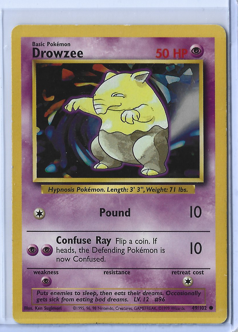 Unlimited Base Set 49-102 Drowzee