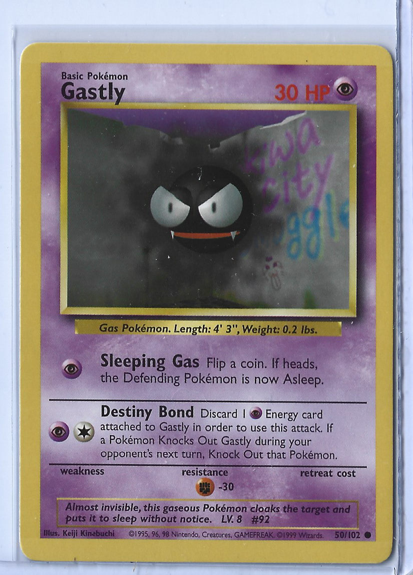 Unlimited Base Set 50-102 Gastly