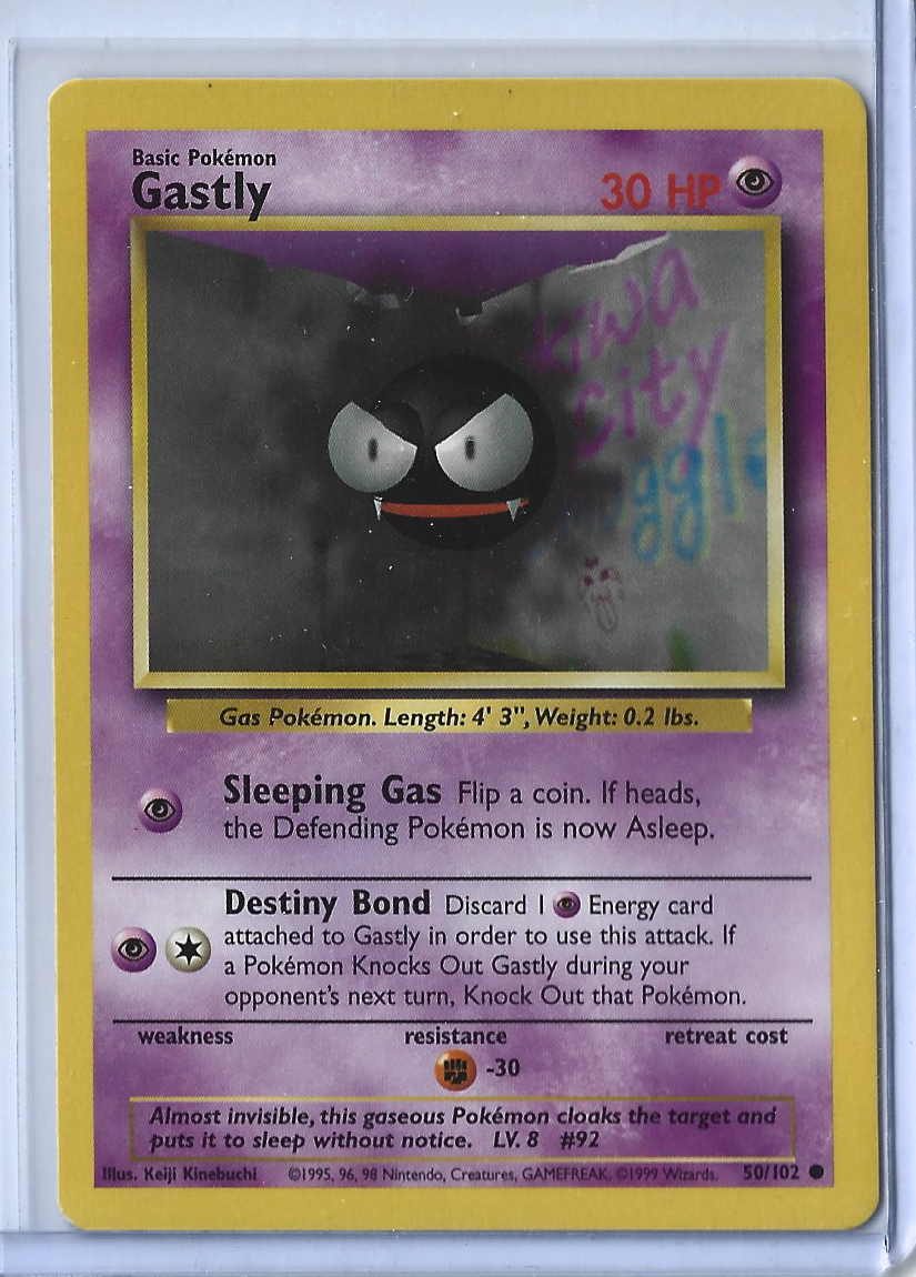 Unlimited Base Set 50-102 Gastly