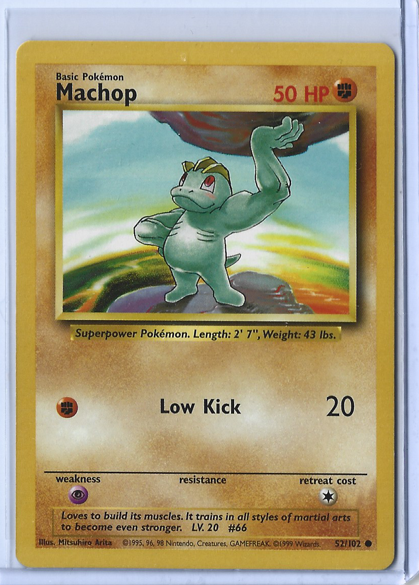 Unlimited Base Set 52-102 Machop