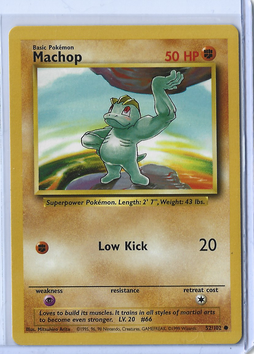Unlimited Base Set 52-102 Machop