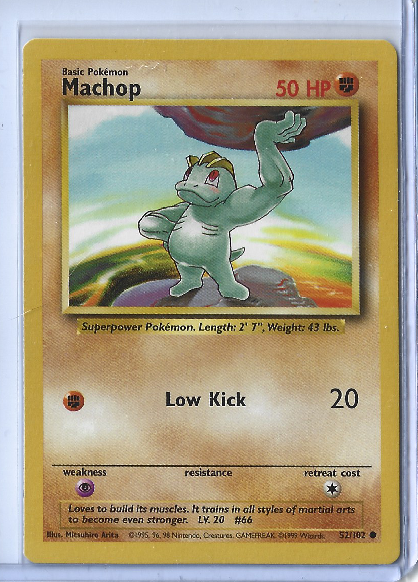Unlimited Base Set 52-102 Machop