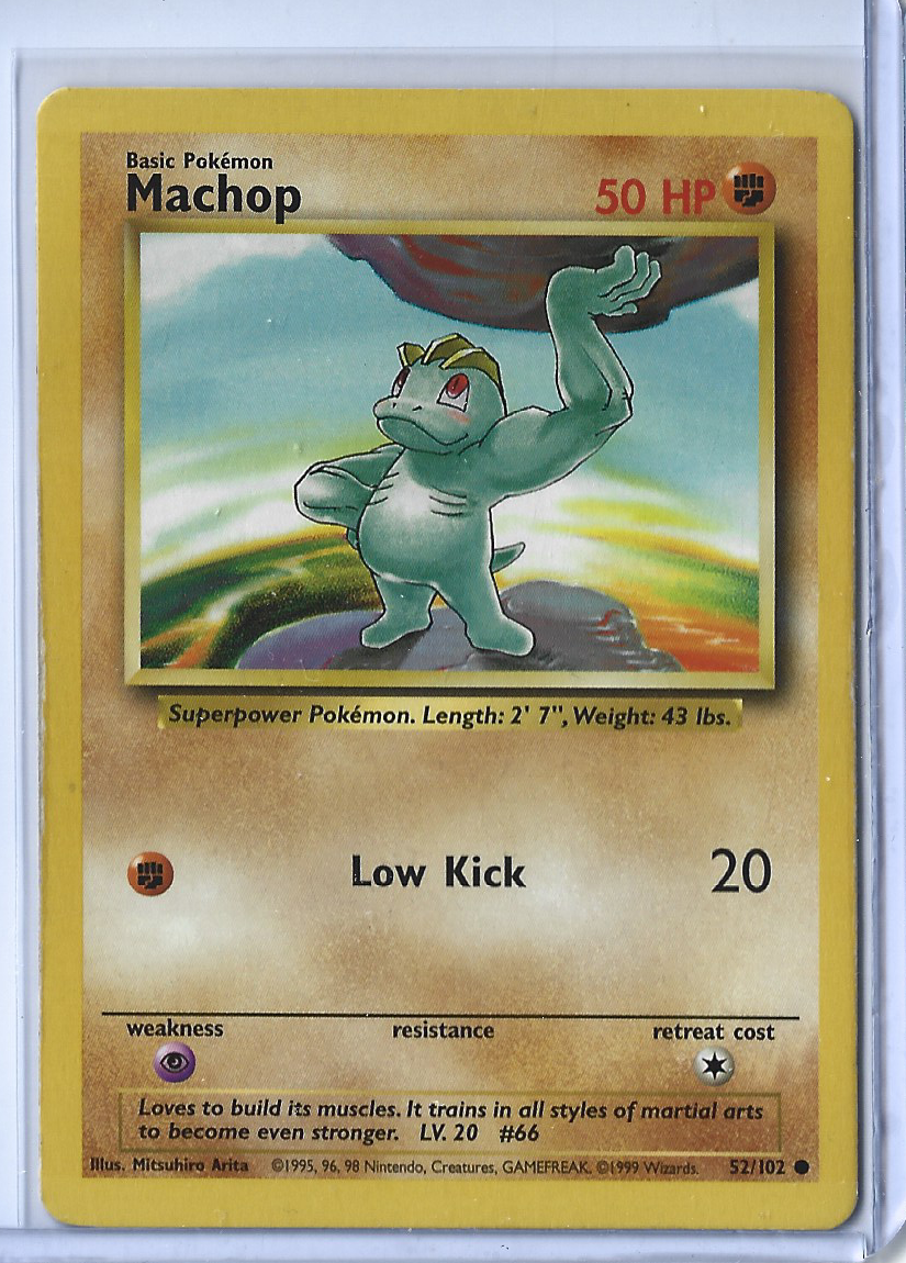 Unlimited Base Set 52-102 Machop