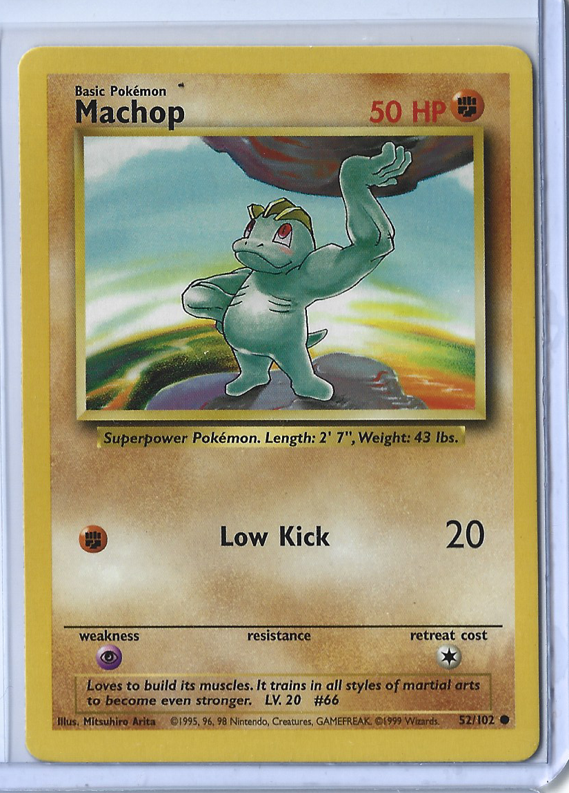 Unlimited Base Set 52-102 Machop