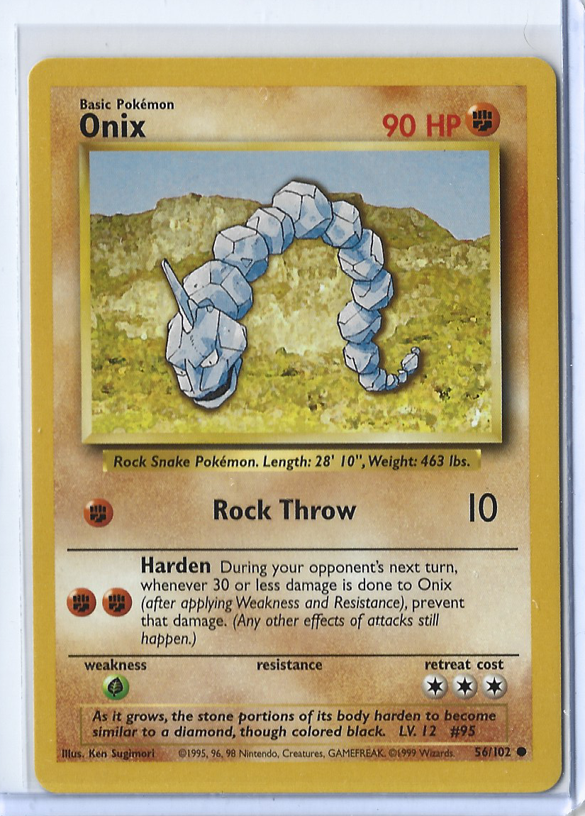 Unlimited Base Set 56-102 Onix
