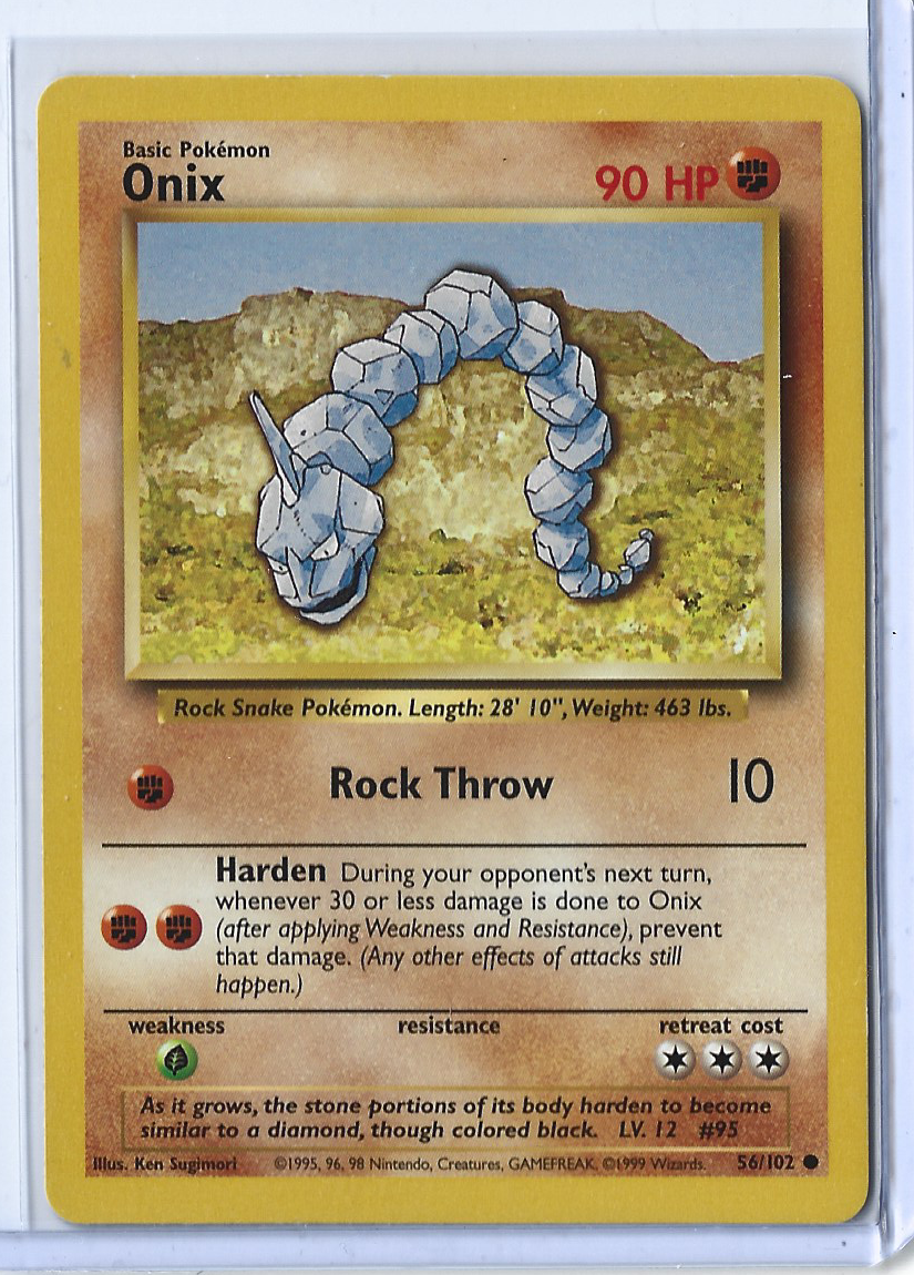 Unlimited Base Set 56-102 Onix
