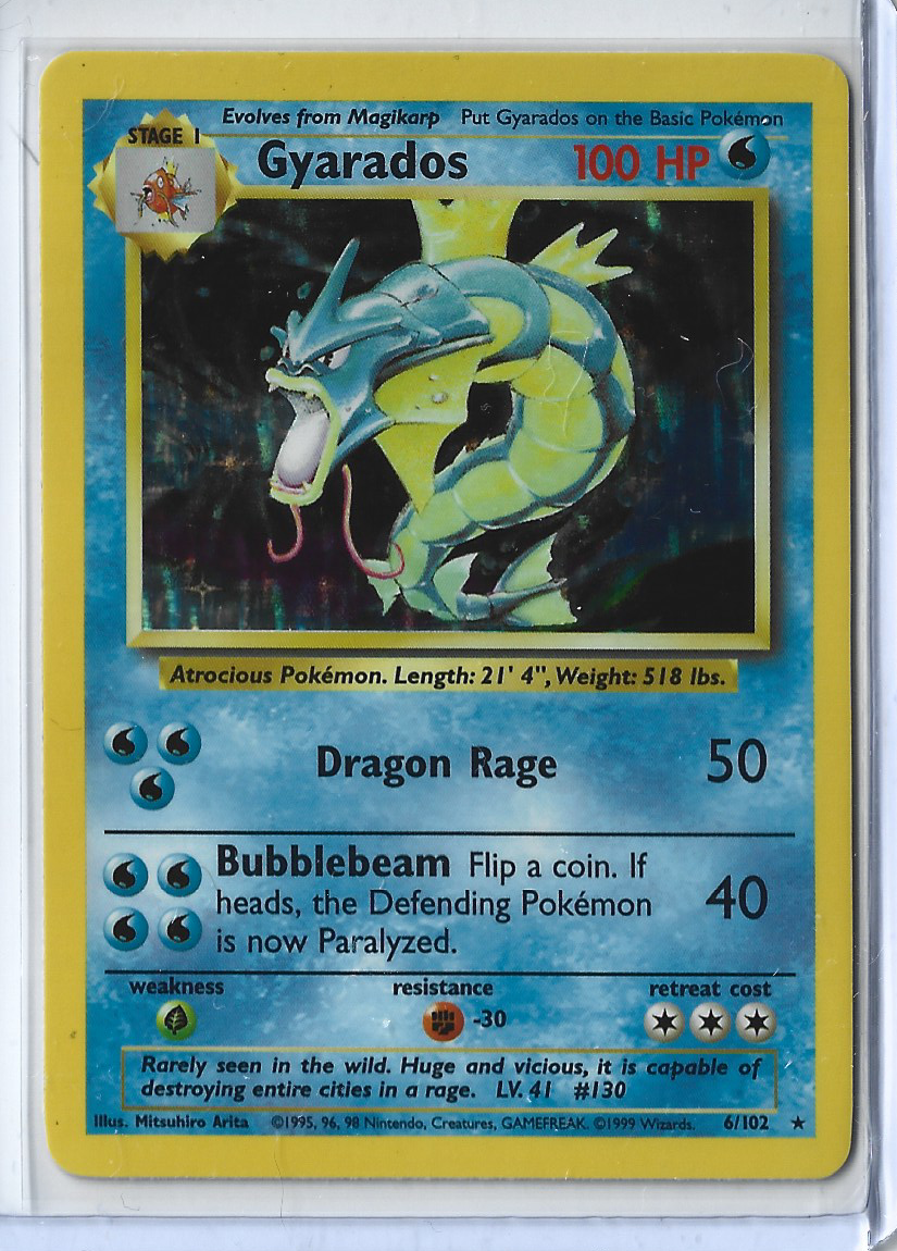 Unlimited Base Set 6-102 Gyarados