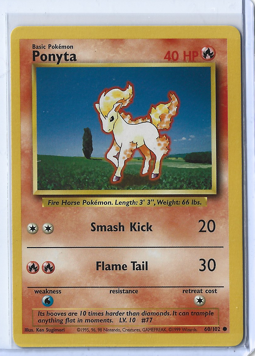 Unlimited Base Set 60-102 Ponyta