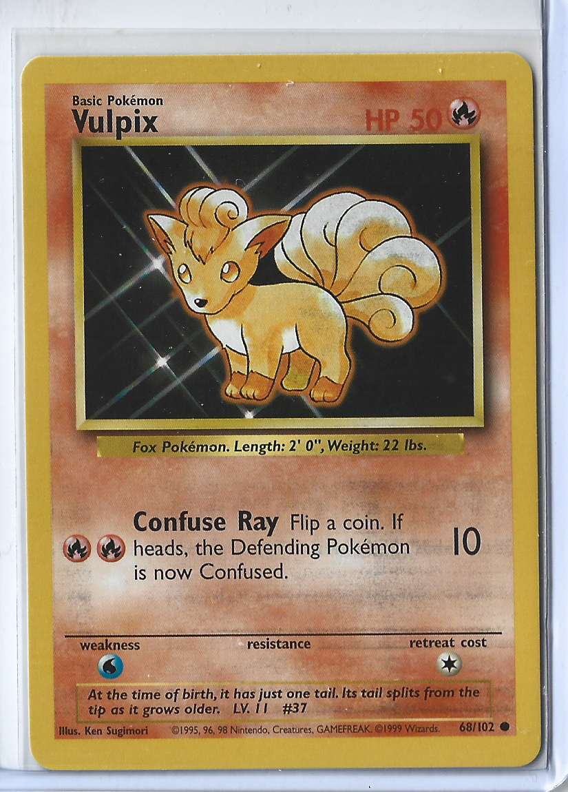 Unlimited Base Set 68-102 Vulpix