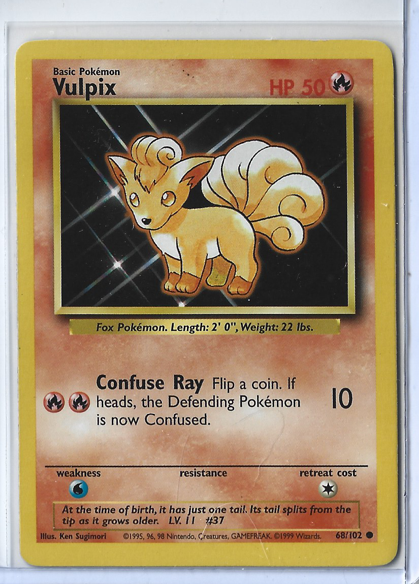 Unlimited Base Set 68-102 Vulpix