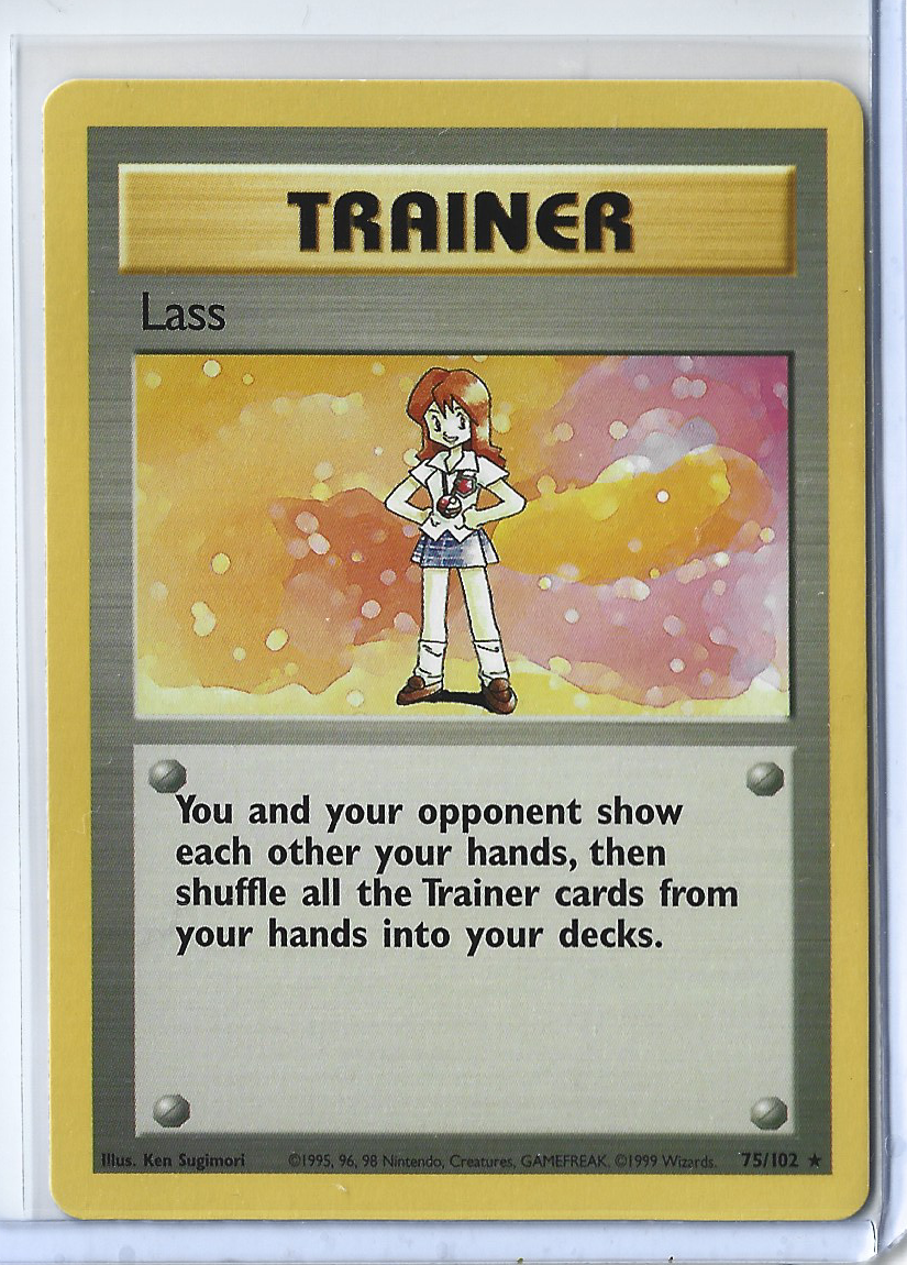 Unlimited Base Set 75-102 Trainer - Lass